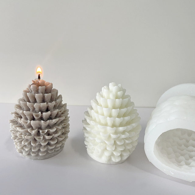 Pinecone Silicone Candle Mold Unlock Your Creative Potential with 3D DIY  for Handmade Aromatherapy, Plaster, Resin, and Elevate Seasonal Candle  Making with Pinecone Candle Art Unique 3D Mold Designs for Christmas  Decorations