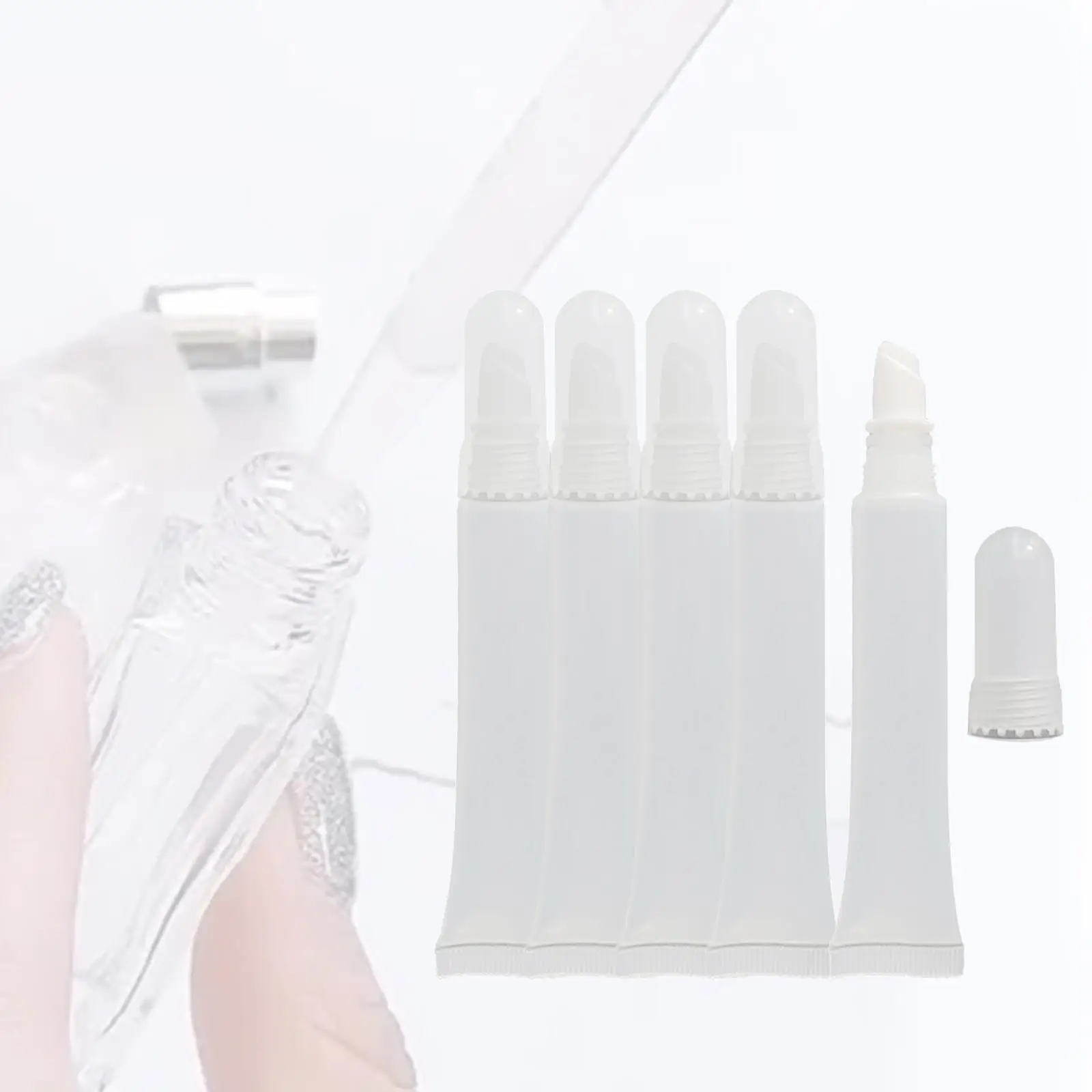 5- 10ml Empty Tubes Refillable Cosmetic Holder Home Facial Easy to DIY Reusable