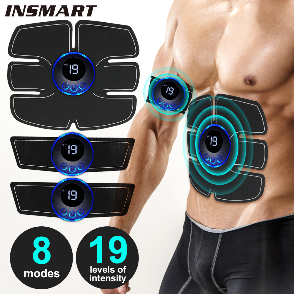 Best of INSMART EMS Wireless Muscle Stimulator Smart Fitness Abdominal Training Electric Weight Loss Stickers Body Slimming Massager Reviews & Tips