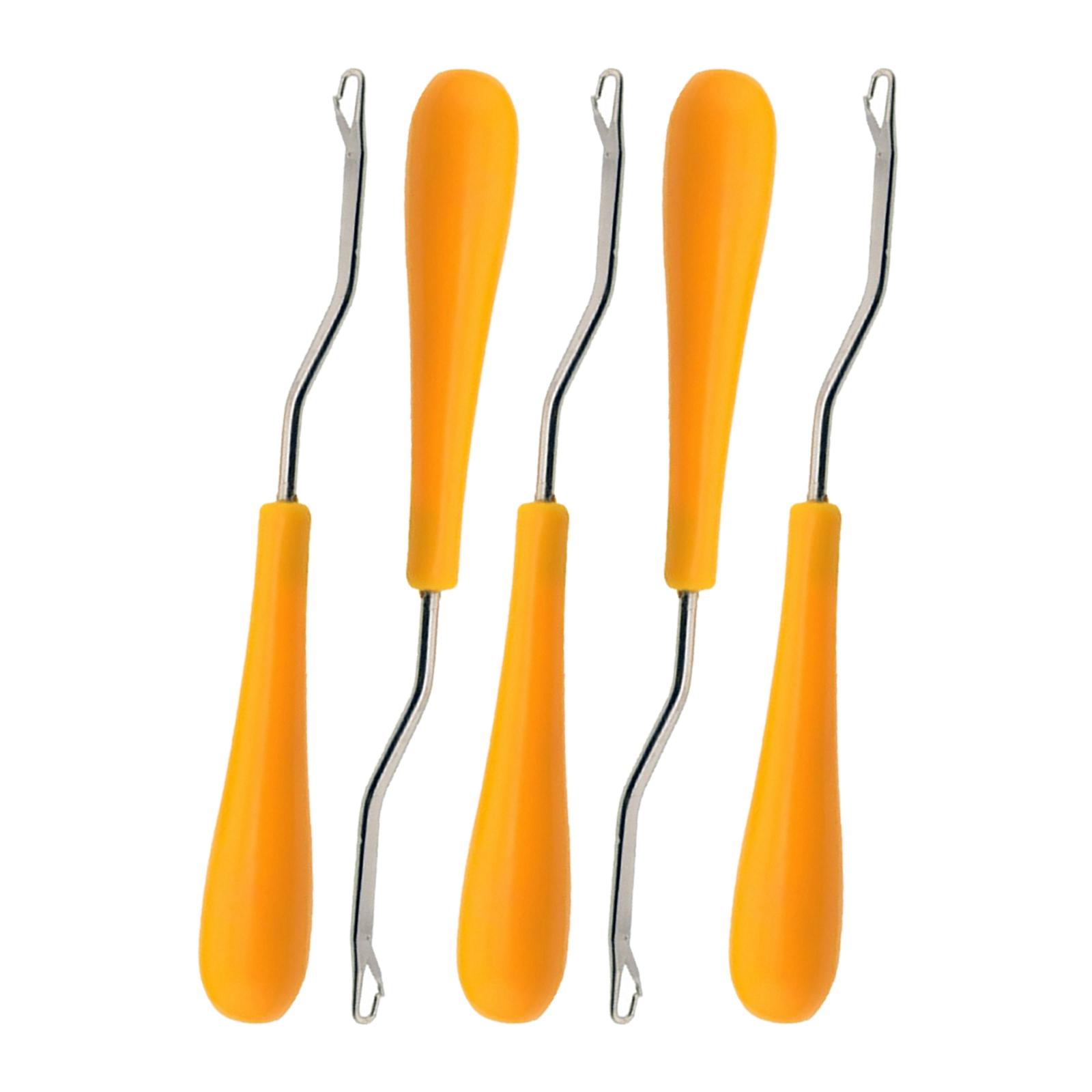 5x Latch Hook Crochet  for Rug Making Wigs Extension Craft Repair