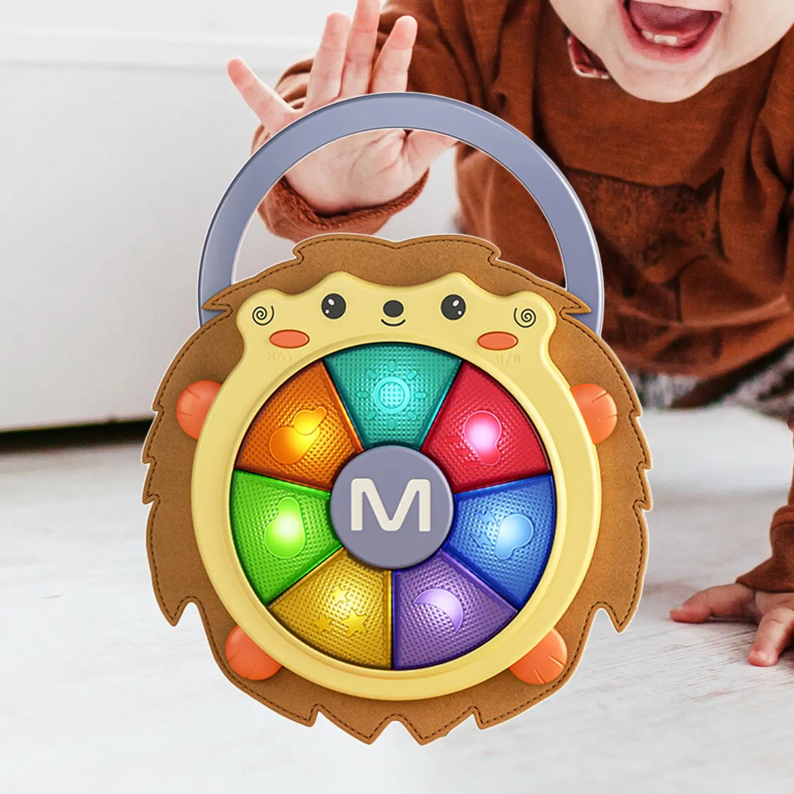 Babies Musical Drum Toys Sensory Activity Toys for Infants Birthday Gift Early Educational Montessori Learning Music toy