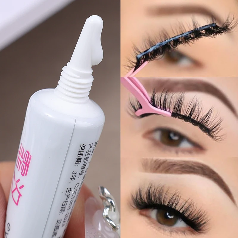 Best of Waterproof No Irritation Eyelashes Extension Glue Long Lasting Quick Drying White-Clear False Eyelashes Glue Eyes Cosmetic Tools Reviews & Tips