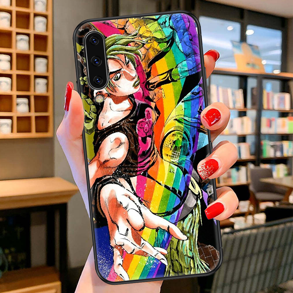 Чехол для телефона Jolyne Cujoh JOJO Stone Ocean для Samsung Galaxy A 3 5 7  8 10 20 21 30 40 50 51 70 71 E S 2016 2018 4G black art | AliExpress