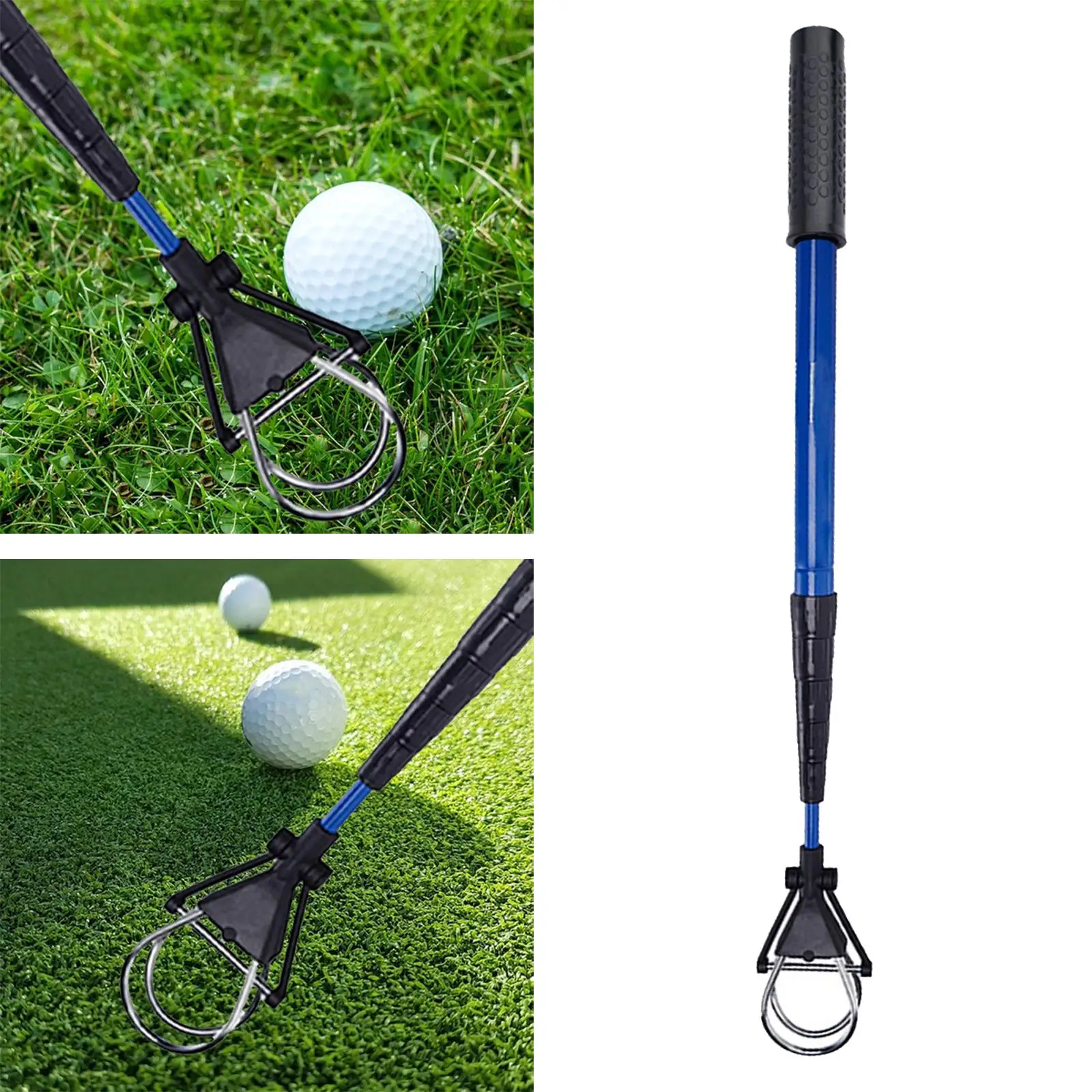 Portable Golf Ball Retriever Locking Accessories Practical Saver Shaft Tool Shaft for Water Women Men Outdoor Pick up