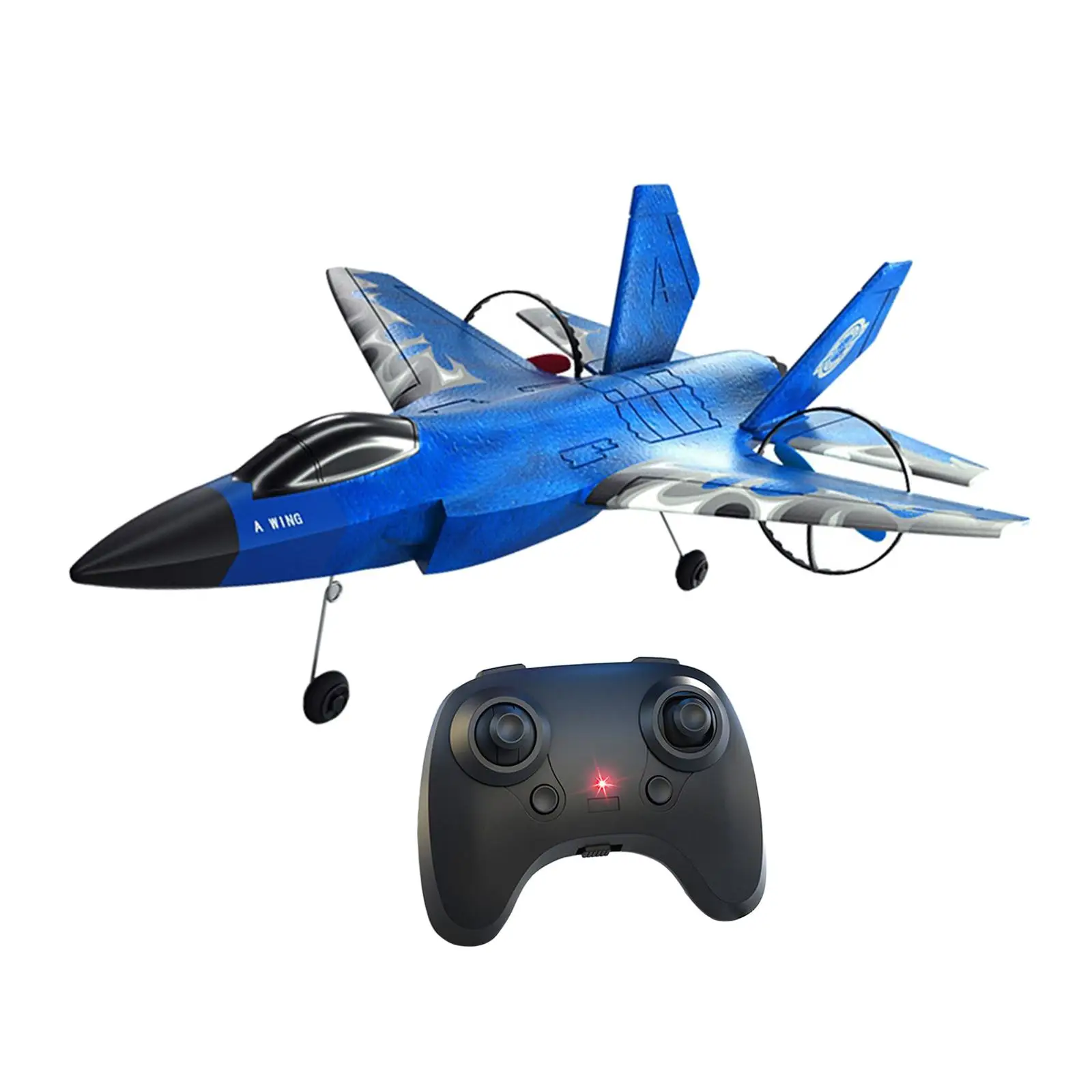 Remote Control Jet Airplane Lightweight Easy to Control Foam RC Airplane RC Glider RC Plane for Kids Beginner Adults Boys Girls