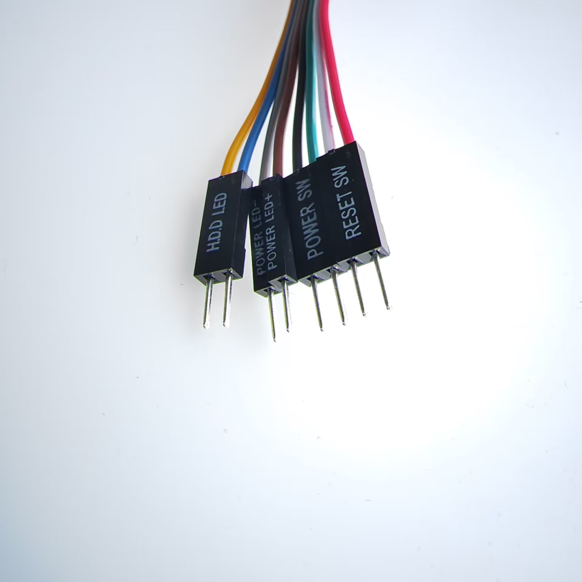 12P 9P USB 14P Audio 8p HDD Power LED Reset SW Switch Kabel für Lenovo Mainboard installiert in regulären Chassis ATX Computergehäuse – Detail 9