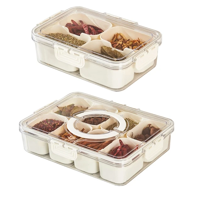 Convenient Charcuterie Container with Lid and Handle Keep Your