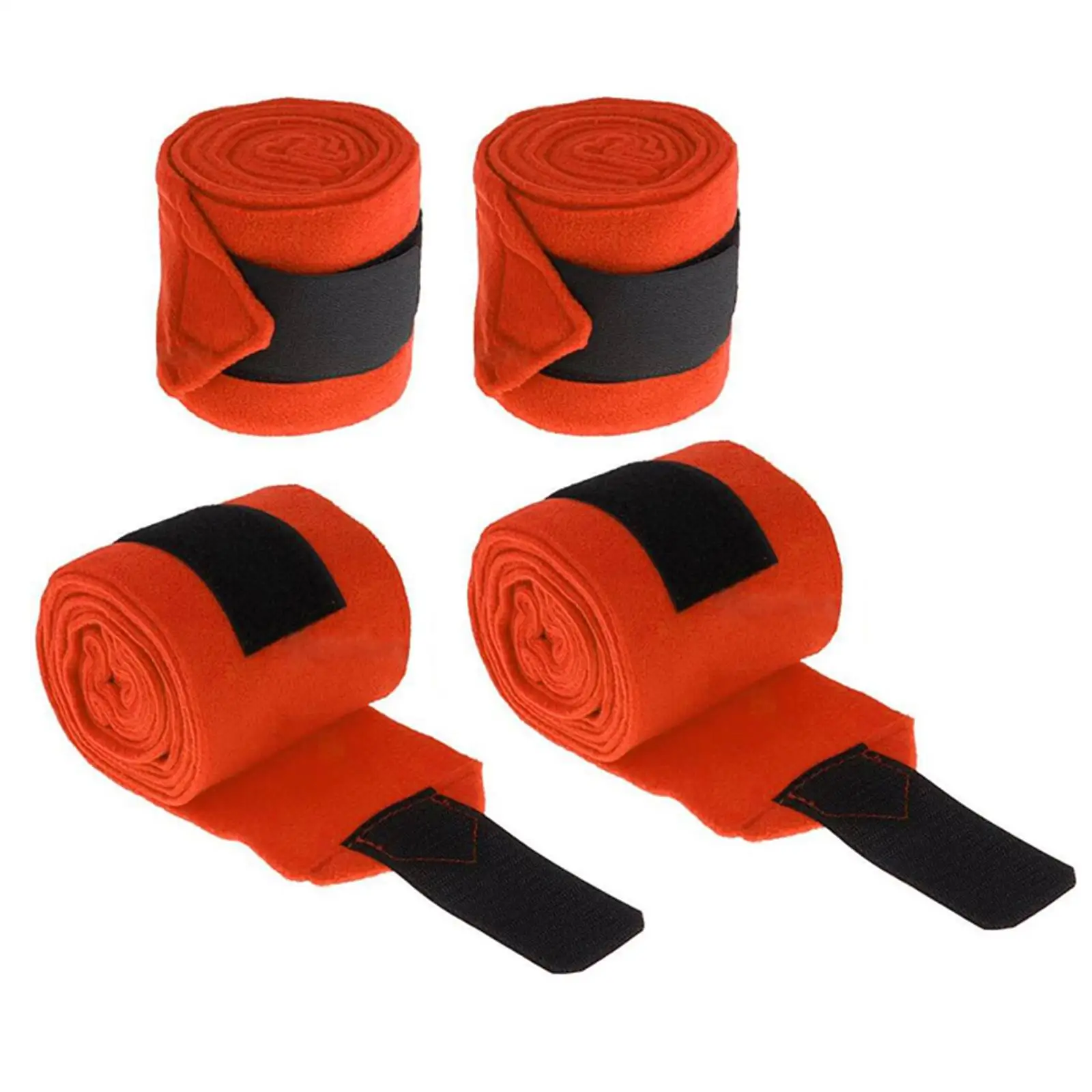 4 Pcs Horse Leg Wraps Horse Legging Wrap Straps Outdoors Equestrian Boots Bracer Equestrian Equipment