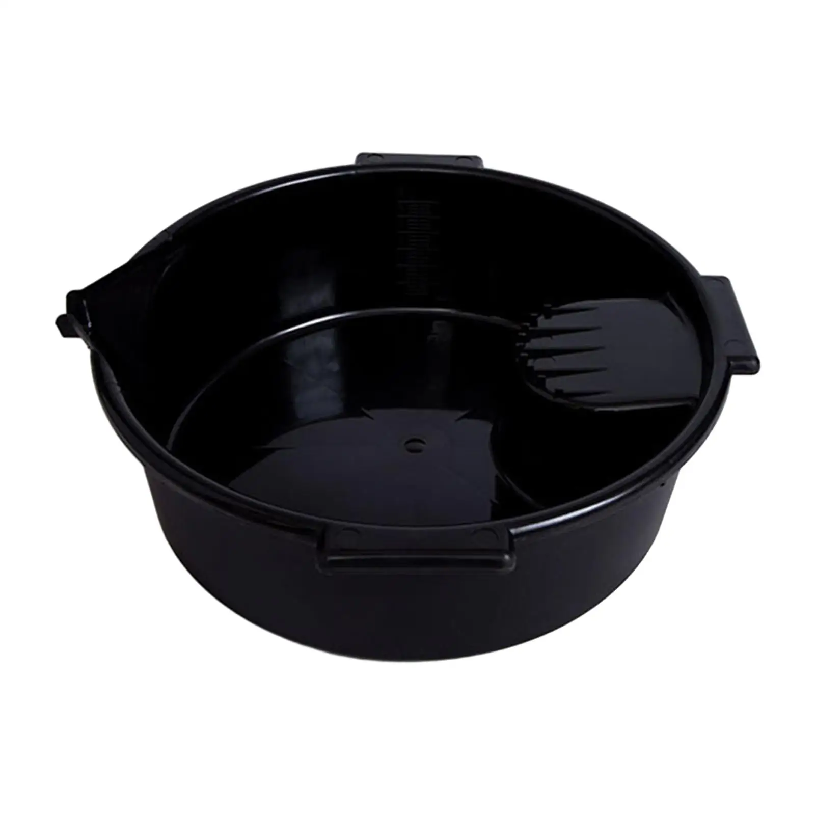 6L Oil Drain Container receiving basin Easy Cleaning for car truck motorcycleLightweight Oil Change Pan Fuel Drain pan