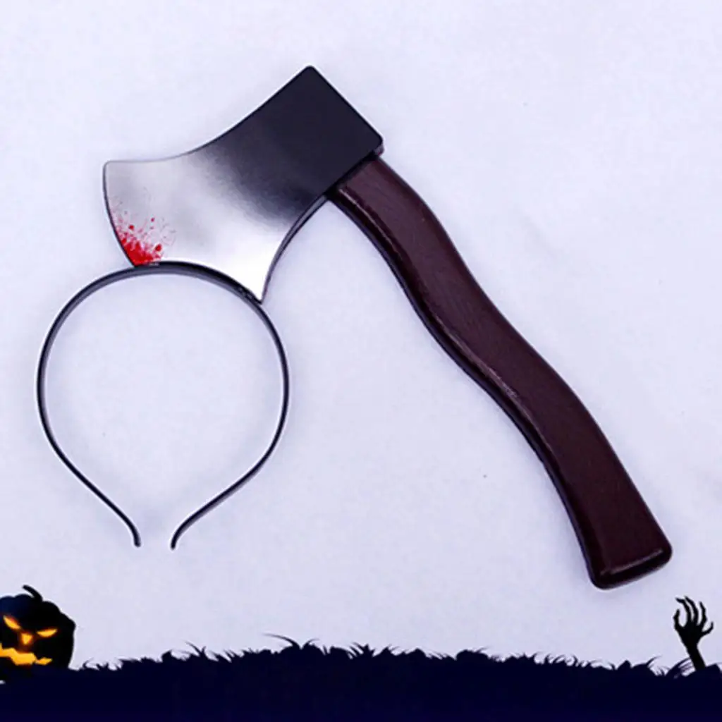 Halloween Horror Headbands Scary hair Clips Makeup Bloody Headpieces for Tricky Toys Teen Halloween Costume Party