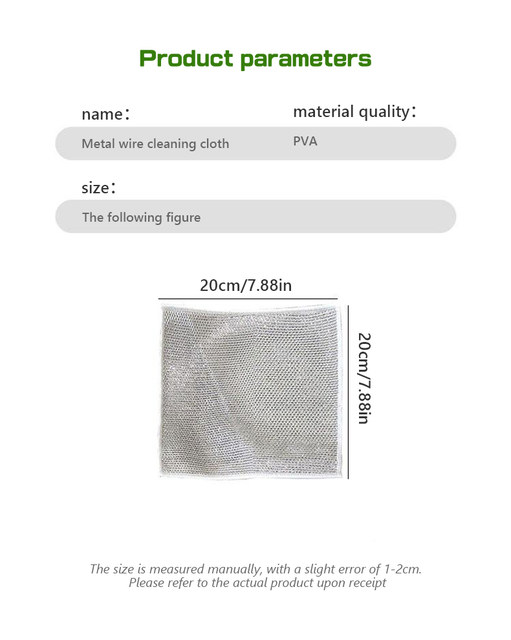 Steel Wire Dishwashing Cloth, Dishwashing Cloth, Mesh Non-oil Dishwashing  Cloth, Kitchen Stove Dish Washing, Pot Cleaning Cloth, Decontaminate,  Commercial And Household Cleaning Supplies - Temu