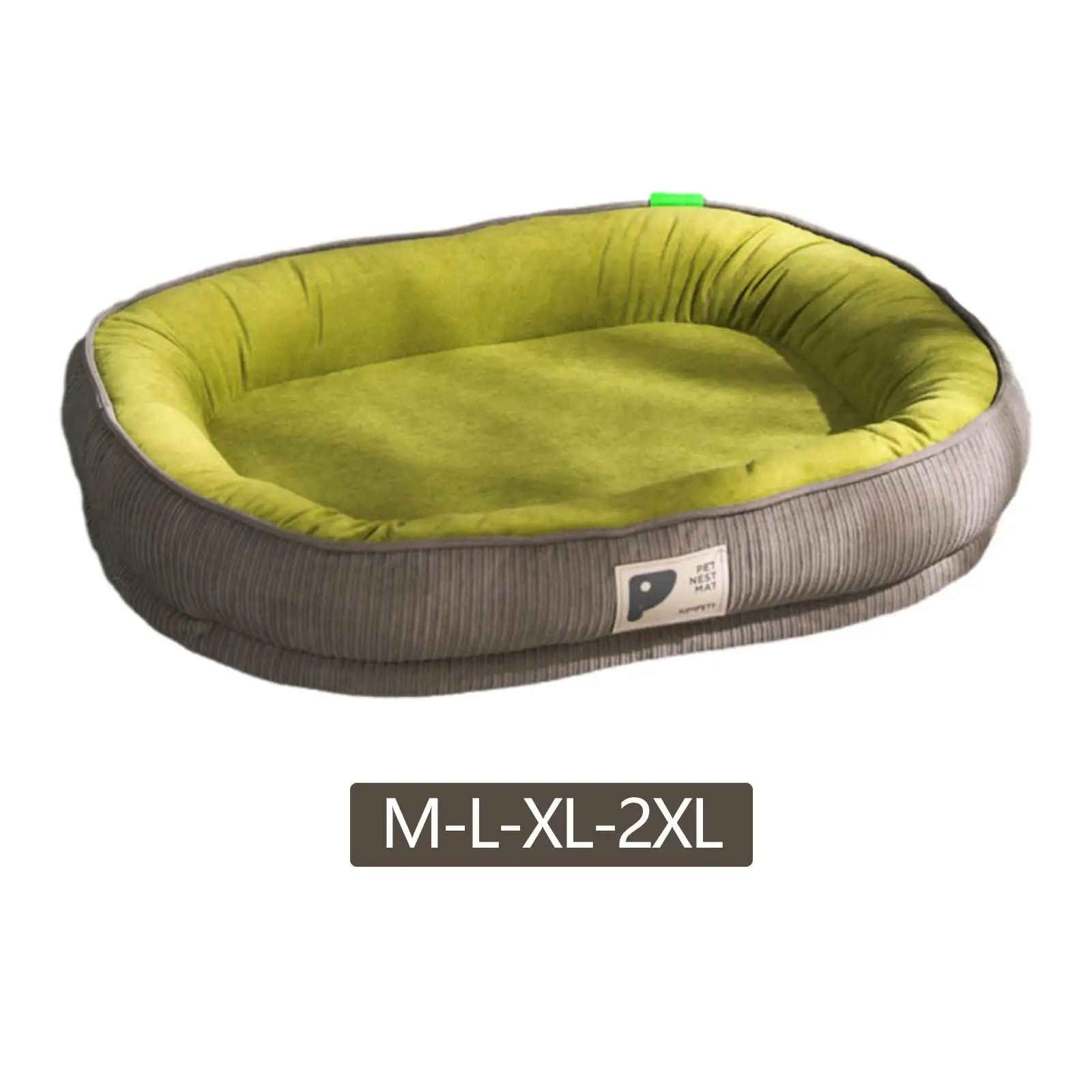 Green Gray Dog Bed Antiskid Bottom Couch Comfortable Pet Sleeping Dog Crate Bed for Large Dogs Kittens Medium Dogs Puppy Cats