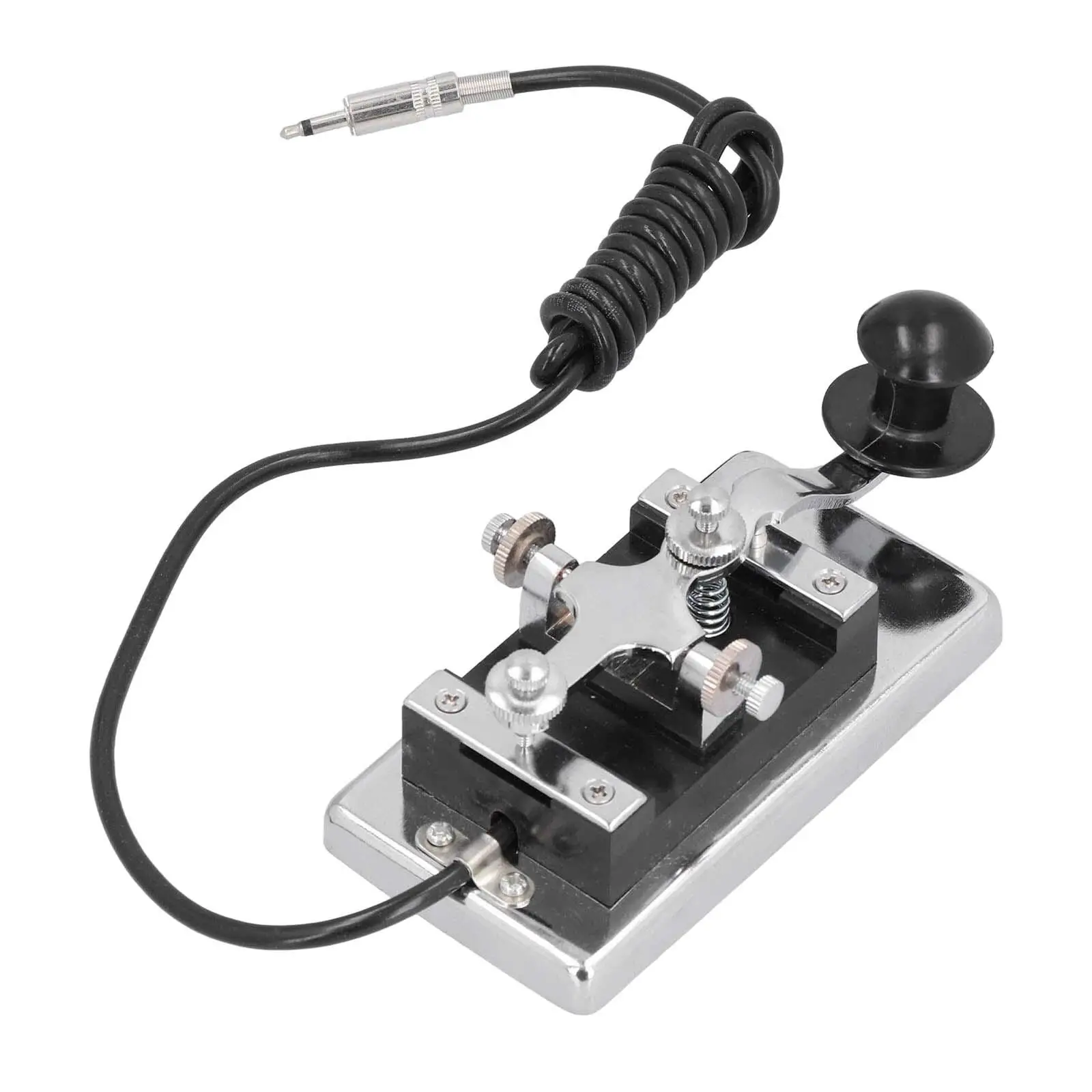 Telegraph Key Portable CW Morse Practice Key Straight Key for Radio Amateur Exerciser