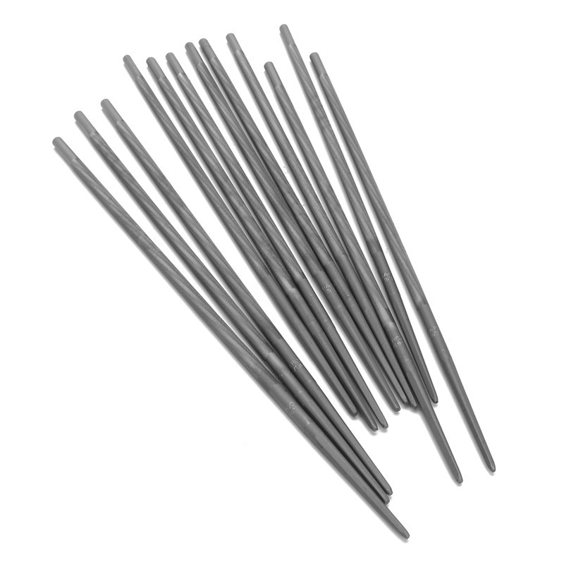 Description Picture 4 of item12 Pieces Chainsaw Round Files 5.5mm 7/32in for Sharpenning Chains Saw Sharpener Usually