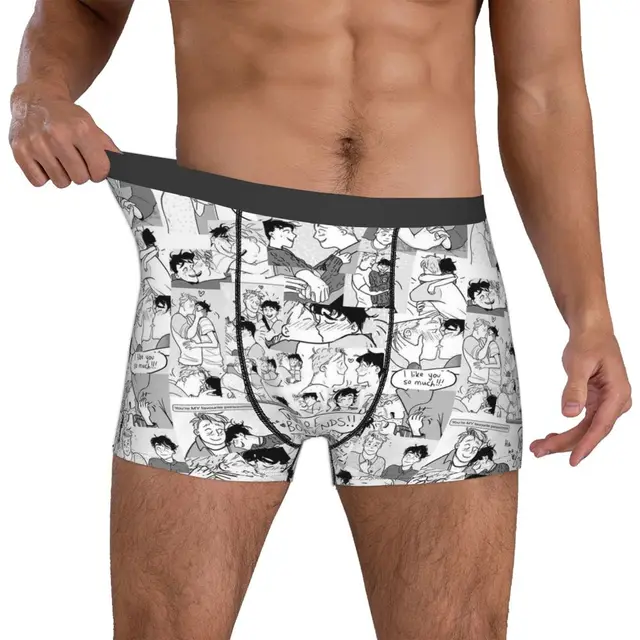 Men's Heartstopper Yaoi Underwear Nick Charlie Anime Lgbt Boy