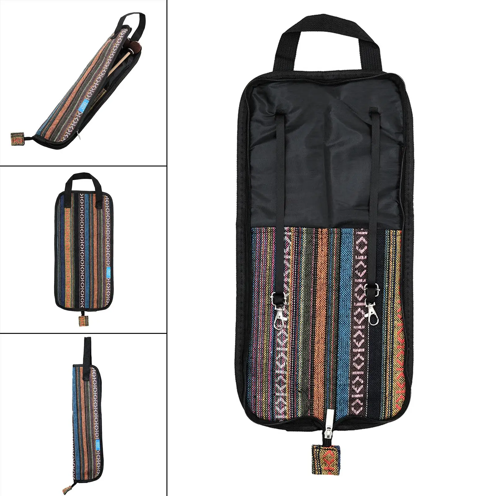 Printed Drum Sticks Bag Beautiful and Stylish Ethnic Pattern Design Portable