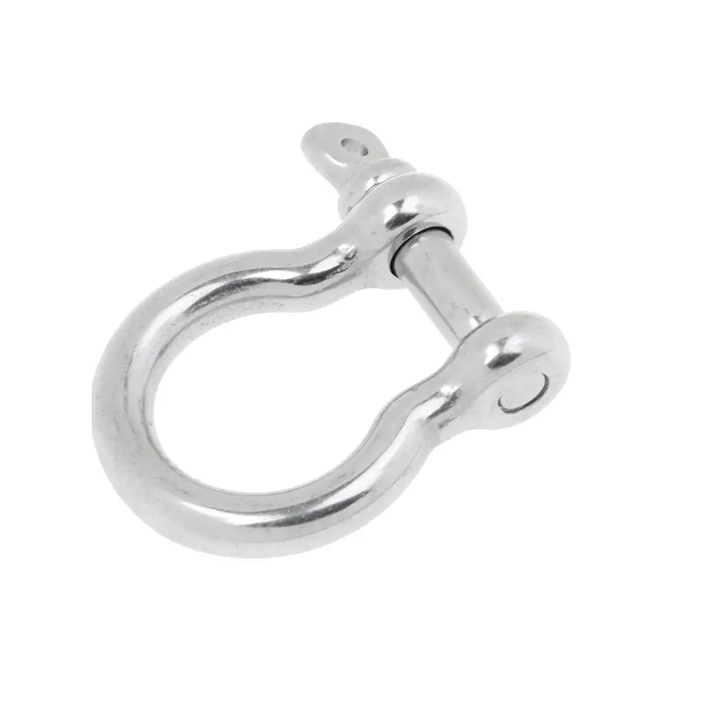 4pcs 6mm & 5mm Shackle Clevis D Ring & Pin Anchor Chain Rope Cable Rigging