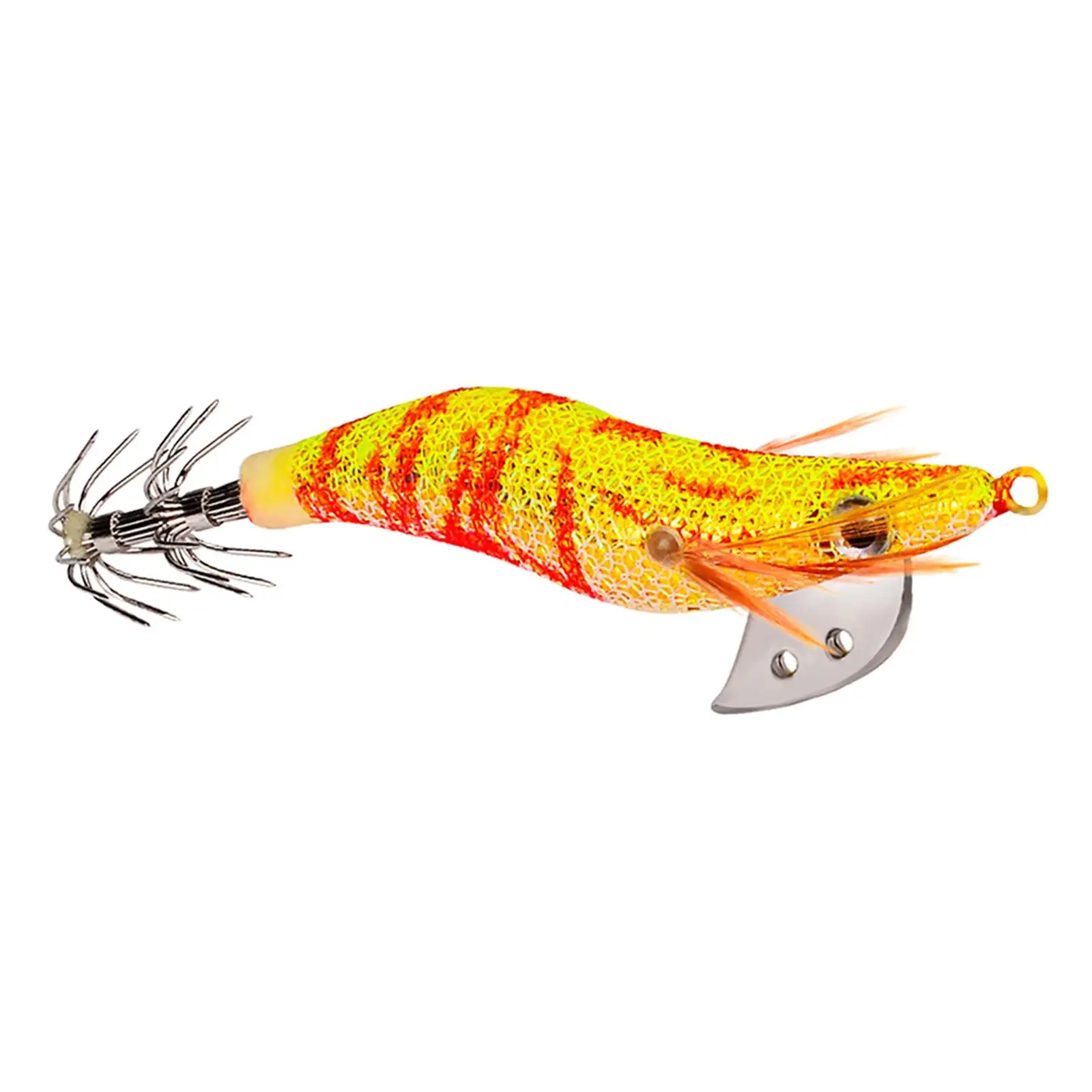Trout Lures Bright Colors Attracting Effect 3.35inch Squid Jig Hooks for Anglers Gift Mandarin Fish All Waters Freshwater