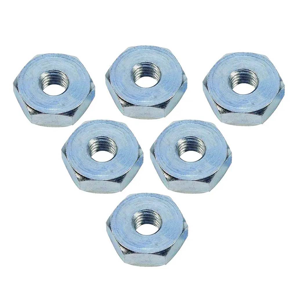 6pcs/set Sprocket Cover Bar Nut for STIHL MS240 MS260 MS270 MS280 MS290