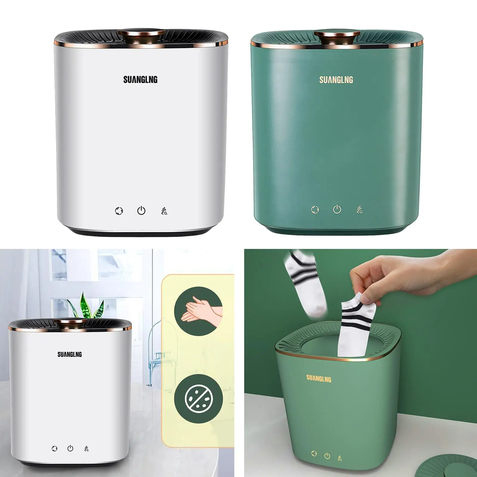 Automatic Portable Washers Compact 10W Ultrasonic Sterilization Washer Mini Washing Machine for Apartment Dormitory Travel Home