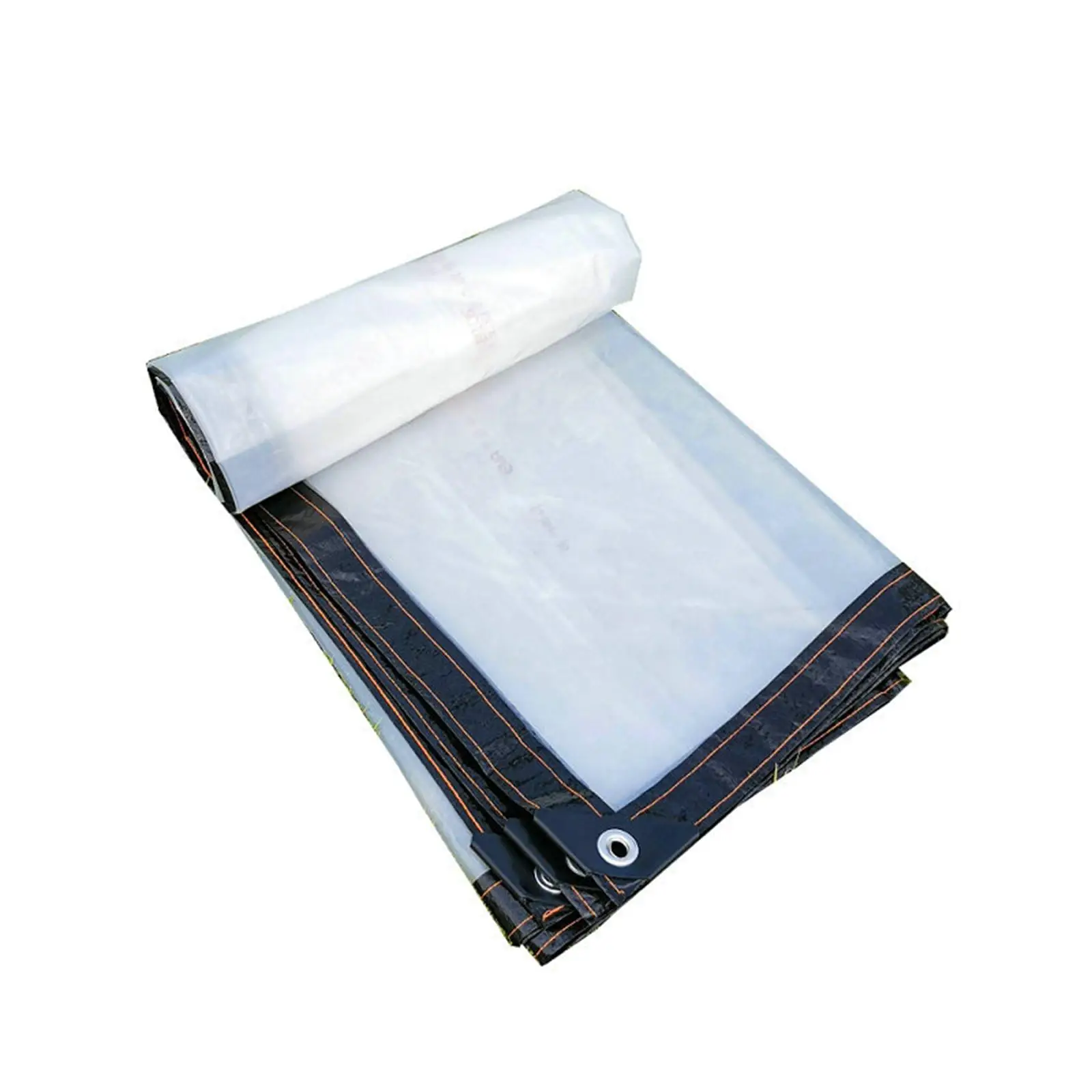 Clear Waterproof Tarp with Grommets Heavy Duty Reinforced Corners Tear Resistant