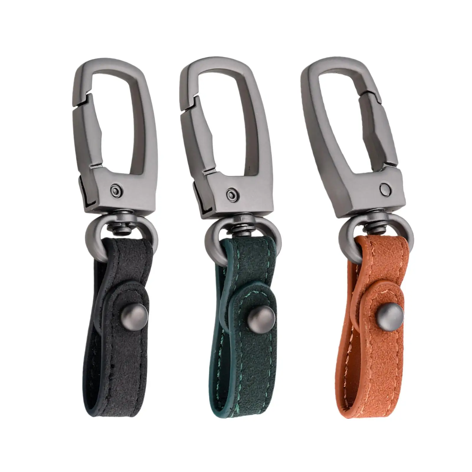 Heavy Duty Universal Key Fob Keychain 360 Degree Rotatable Carabiner Key Ring Clip for Colleagues Family Friends Birthdays Gifts