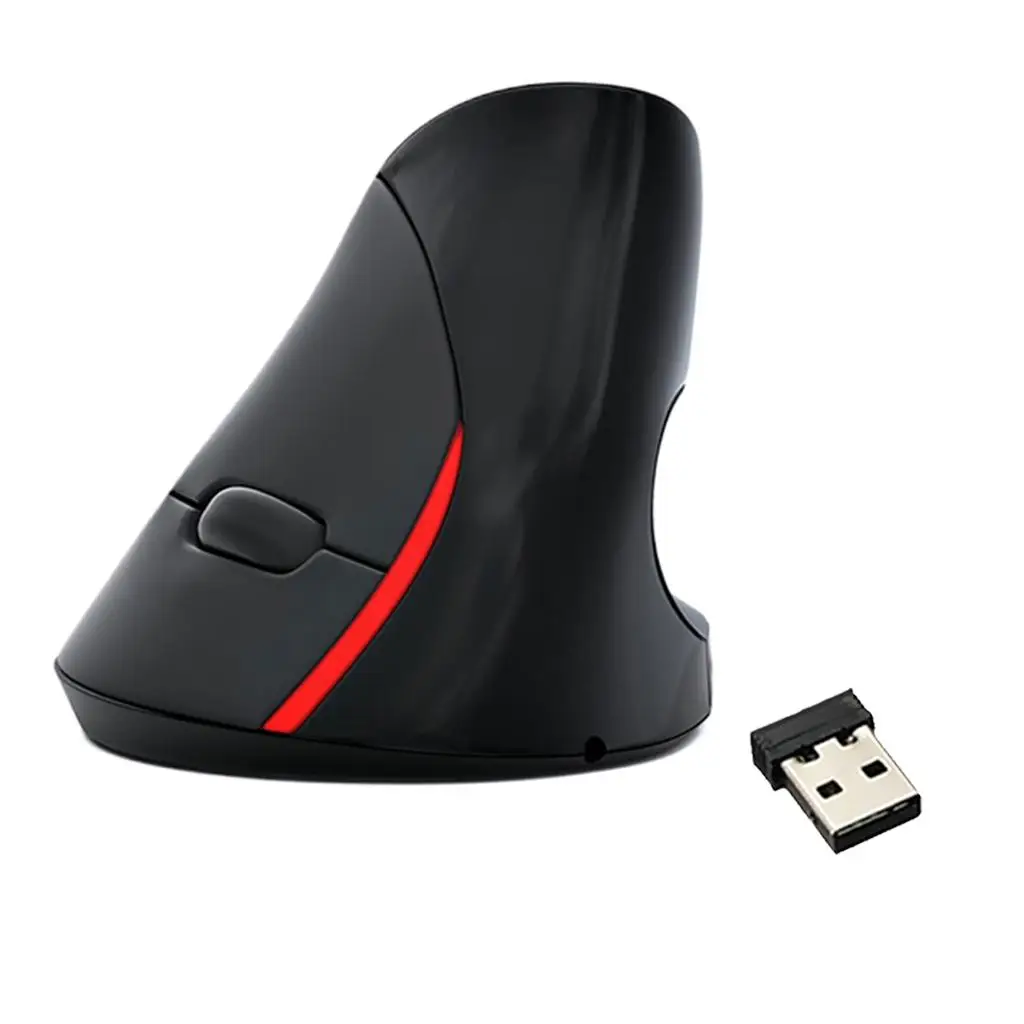   Vertical Mouse 2400DPI Rechargeable Gamer Mice for PC Laptop