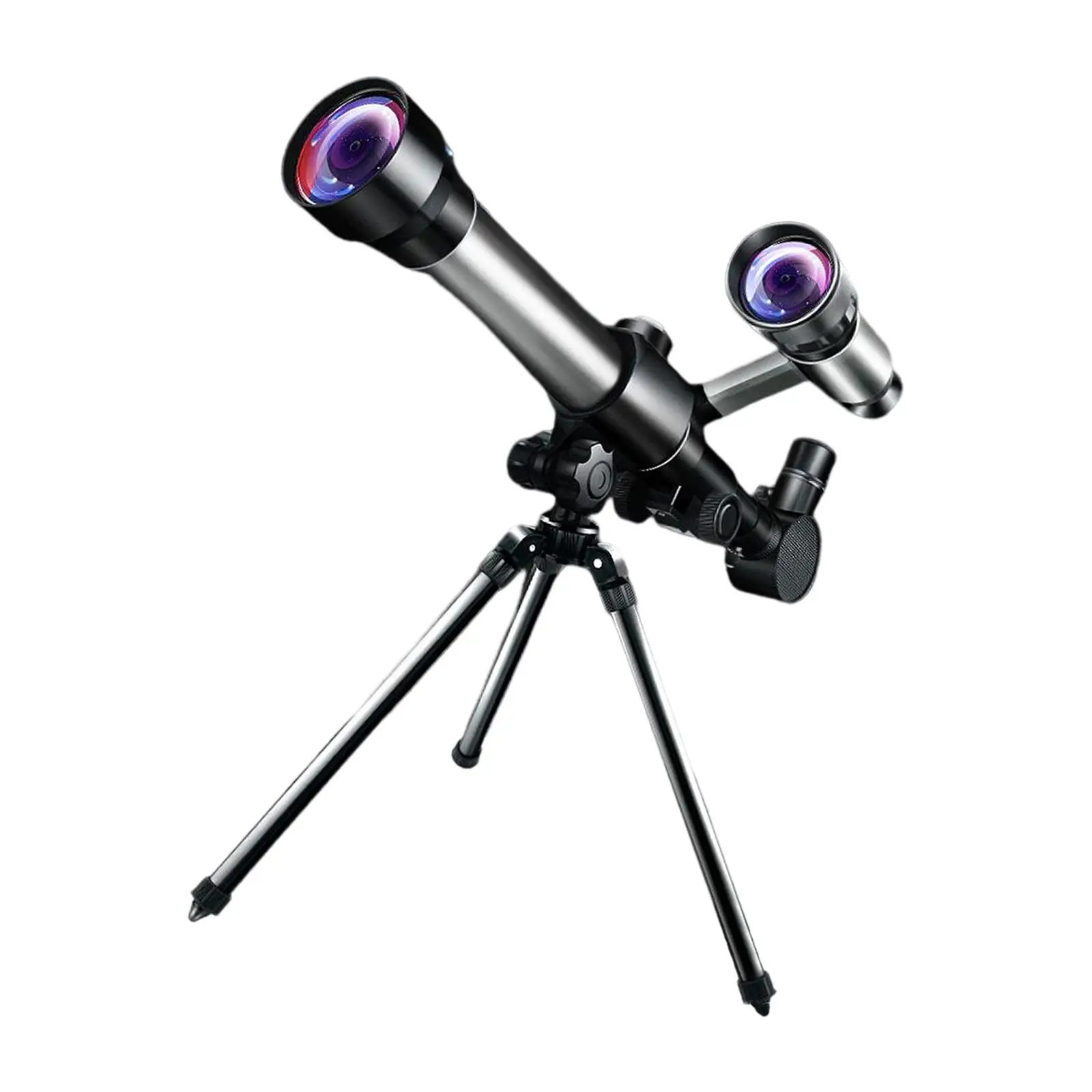 Portable 60mm Caliber Telescope with Finder Scope Tripod for Kids Fully Multi Coated Optics Panning Handle Durable Accessories