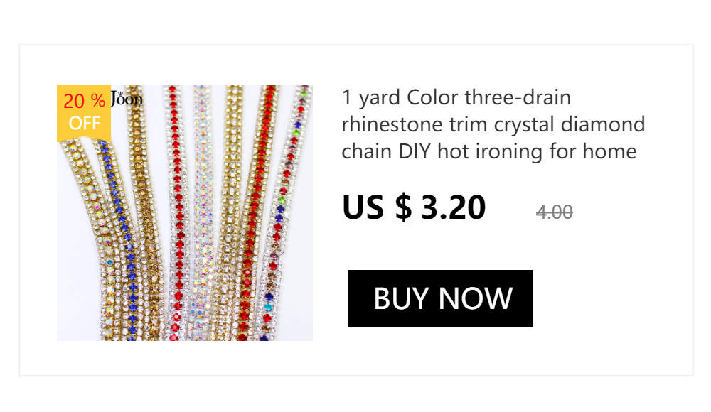 Description Picture 5 of item1 Yard Short tassel Pendant rhinestones trim fringe crystal metal chain  for dress,bag,shoes accessories ML004