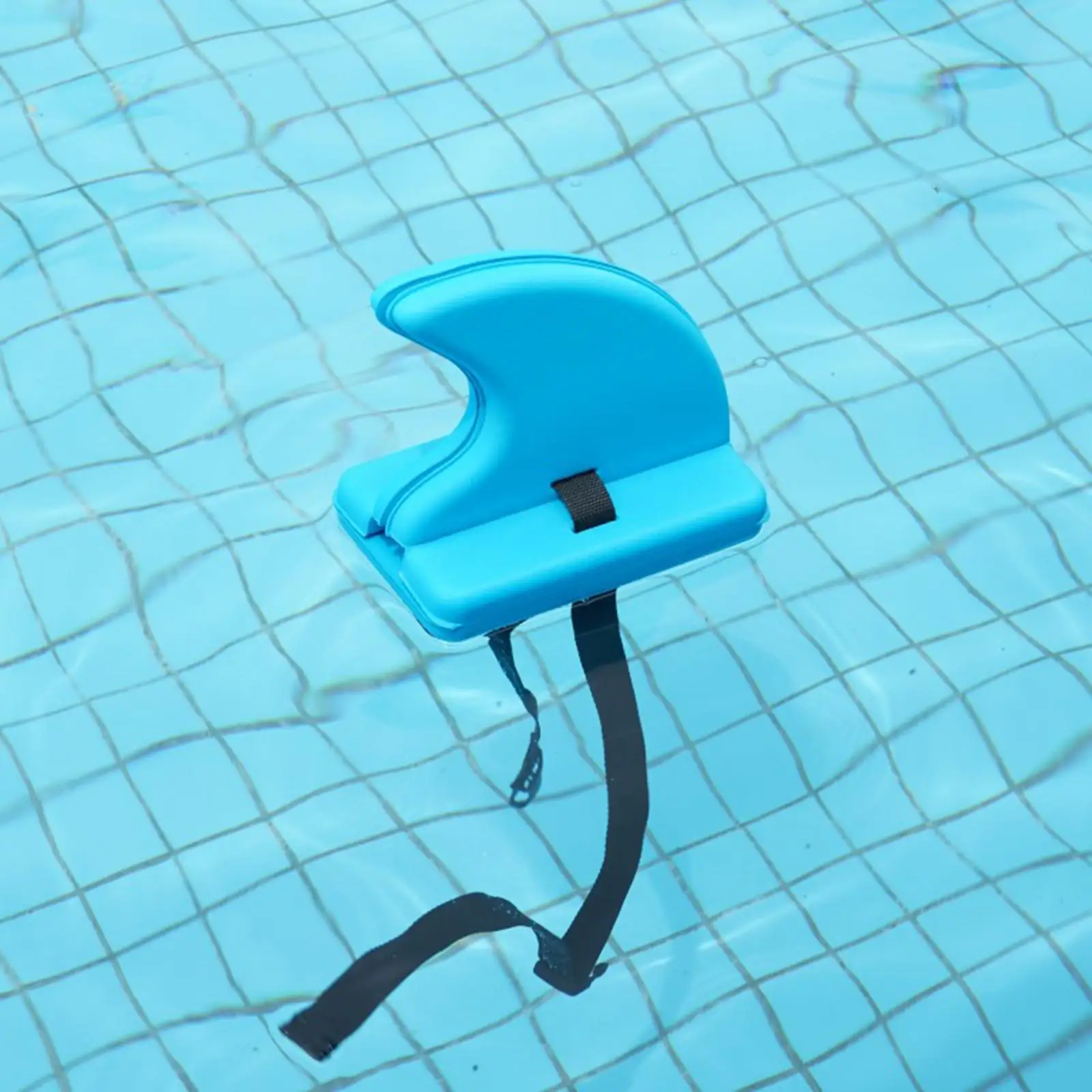 Swim Belt EVA Waistband Swim Floating Belt Swim Buoy for Adults and Children Blue