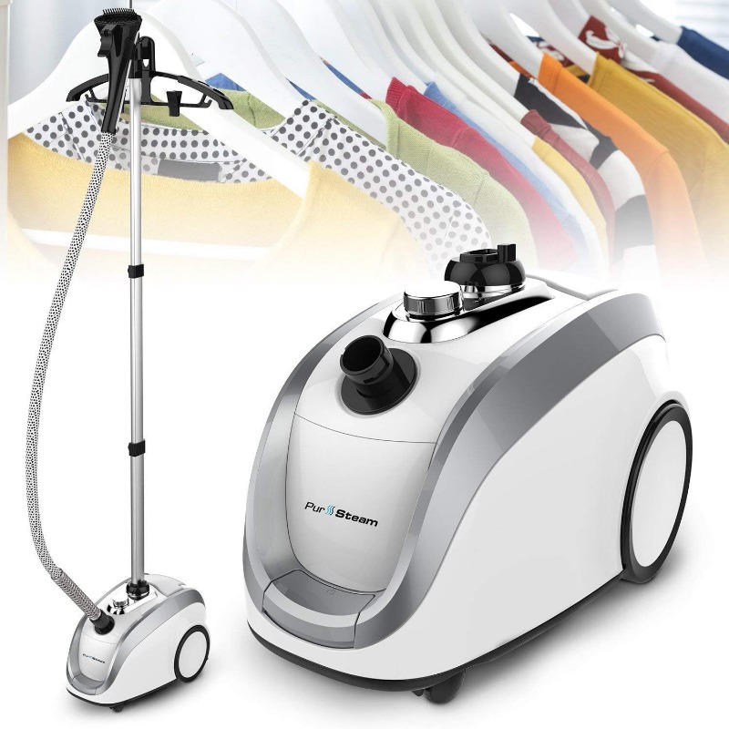 Title 12, PurSteam Standing High-Pressure Garment Steamer...