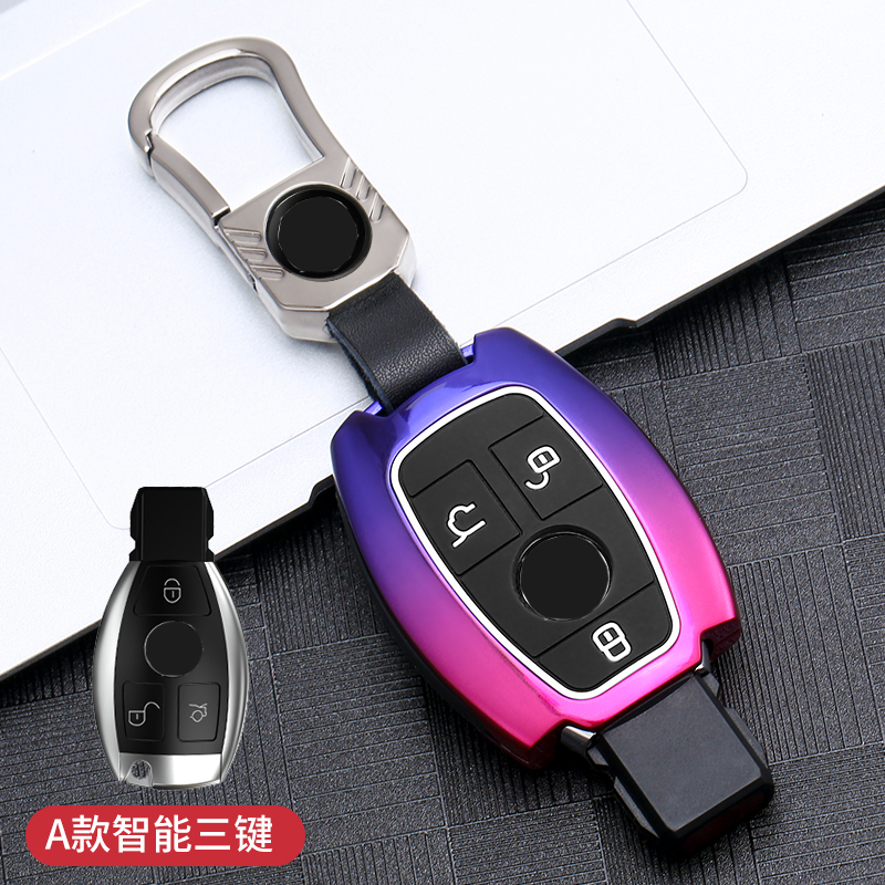 Lega Car Key Case Cover Protection Shell Cover accessori per Benz E C Class W204 W212 W176 GLC CLA GLA Car Styling - S21e09572737548bfb7626365b182d9b7K
