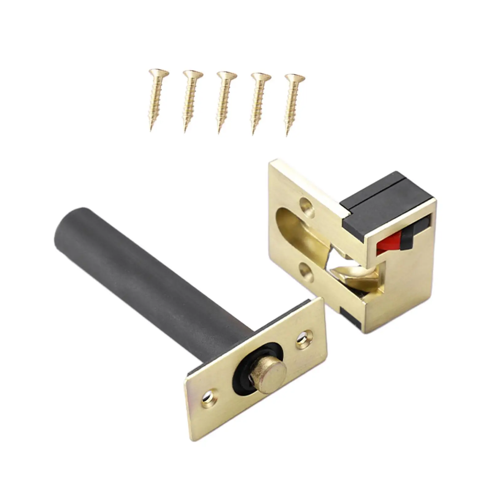 Door chain lock with 4 screws, heavy duty door bolt lock, simple