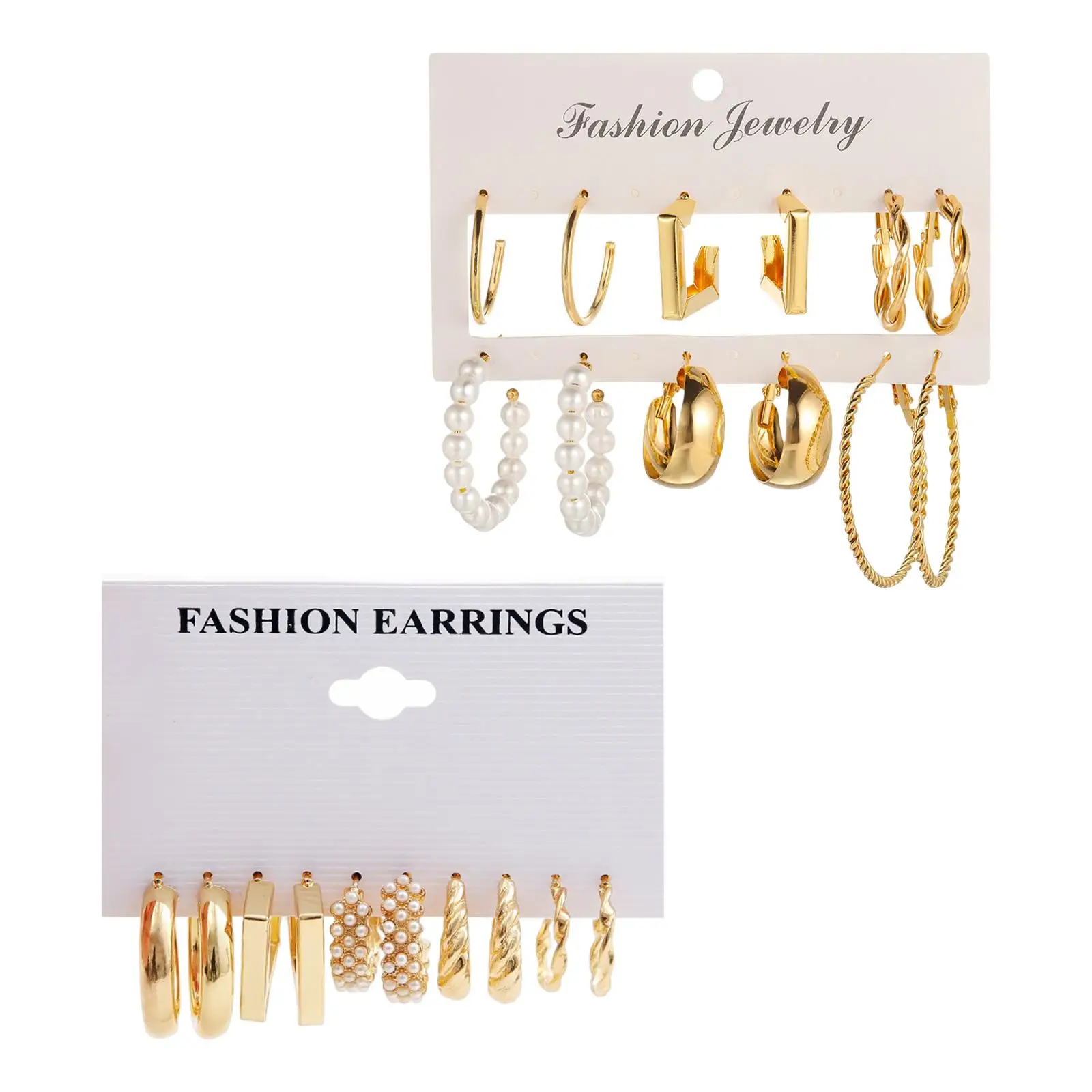 Girls Metal Earrings Set for Receptions, Work Daily wearing Accessory to Every Outfit Party Jewelry Stylish Different Styles