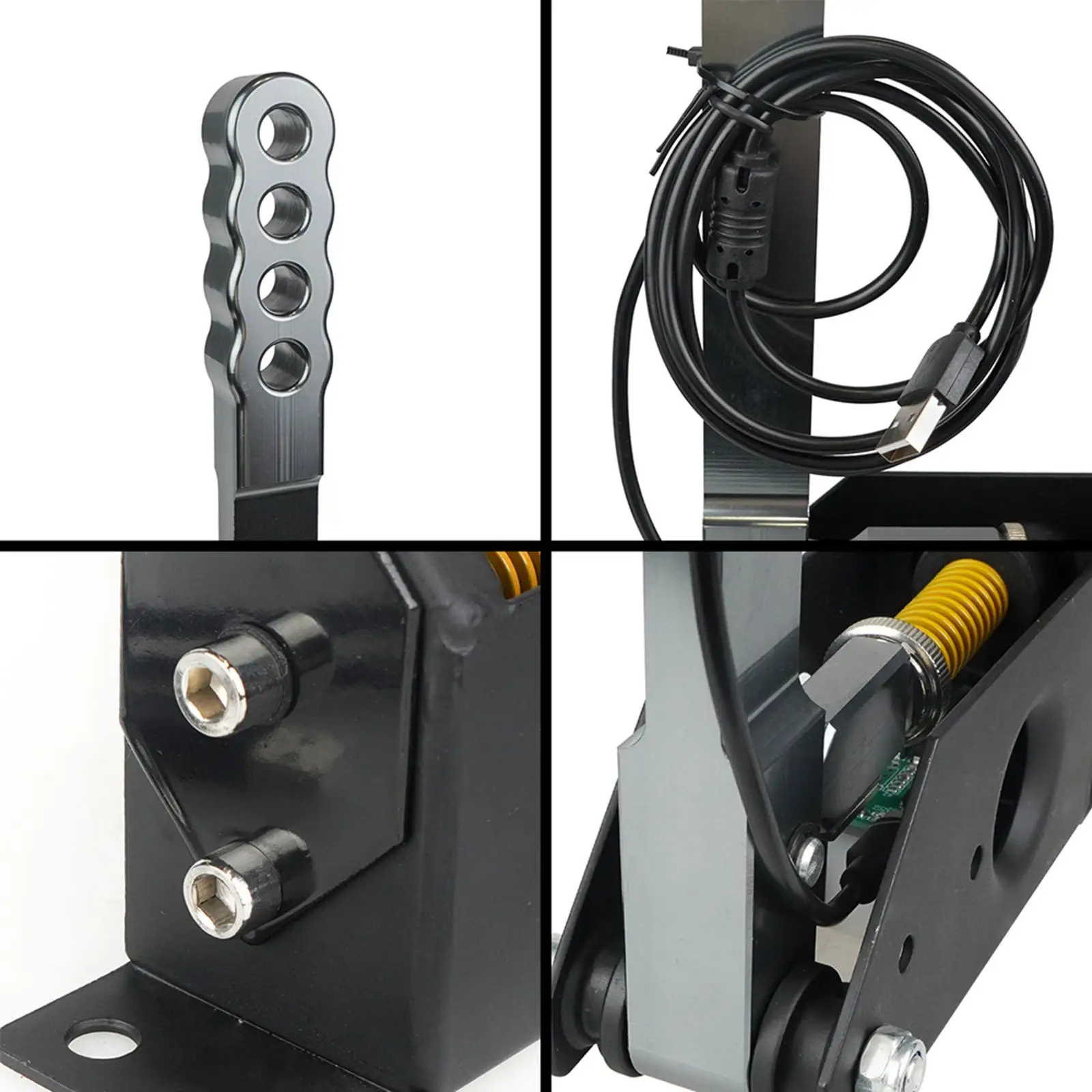 Brake System Handbrake Spare Parts 14 Bit Anti Wear Premium USB Easy to Install Handbrake Clamp for Logitech G29 G27 G25 PC