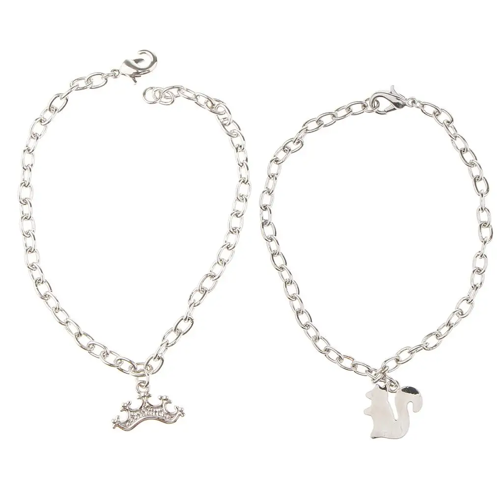 Trendy Girls` Friendship Bracelets Chain /Squirrel Pendant Bracelet