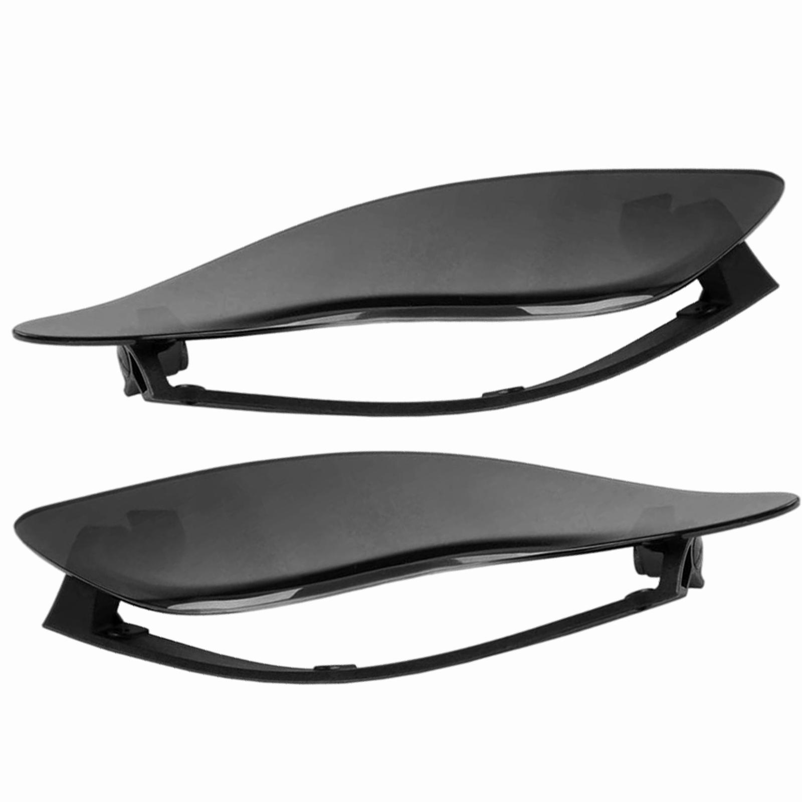 2Pcs Side  Air Deflectors Fit for Touring 14-19 Black