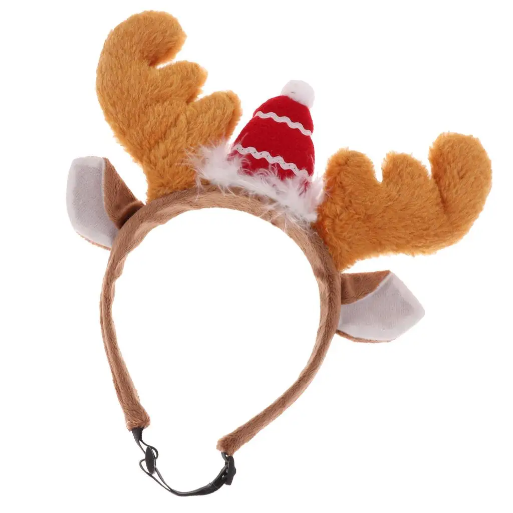 Pet dog Reindeer Antlers Decorative Headband Hair Hoop Cosplay Costume