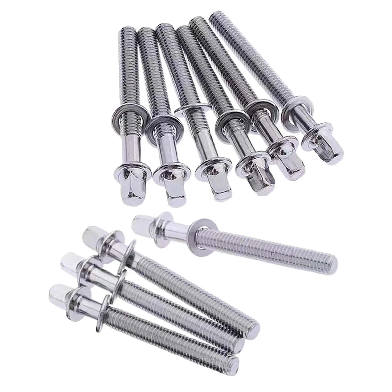 10 Pieces Drum Tight Screw Musical Instrument Accessory Percussion Parts Drums Accessories Universal Mounting Hardware for Drum