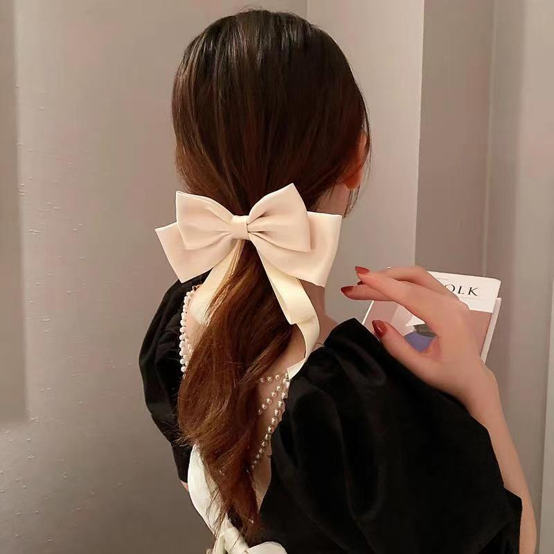 Koreanische Mode Elegante Bogen Frühling Haar Clips Prinzessin Band Headwear Mädchen Frauen Haar Zubehör Hohe Qualität Haar Clips – Detail 2
