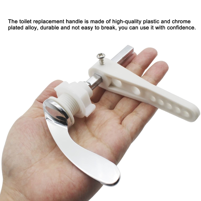 Description Picture 3 of itemDurable Plastic Metal Toilet-Tank Handle Universal Fit Toilet-Flush Lever Handle