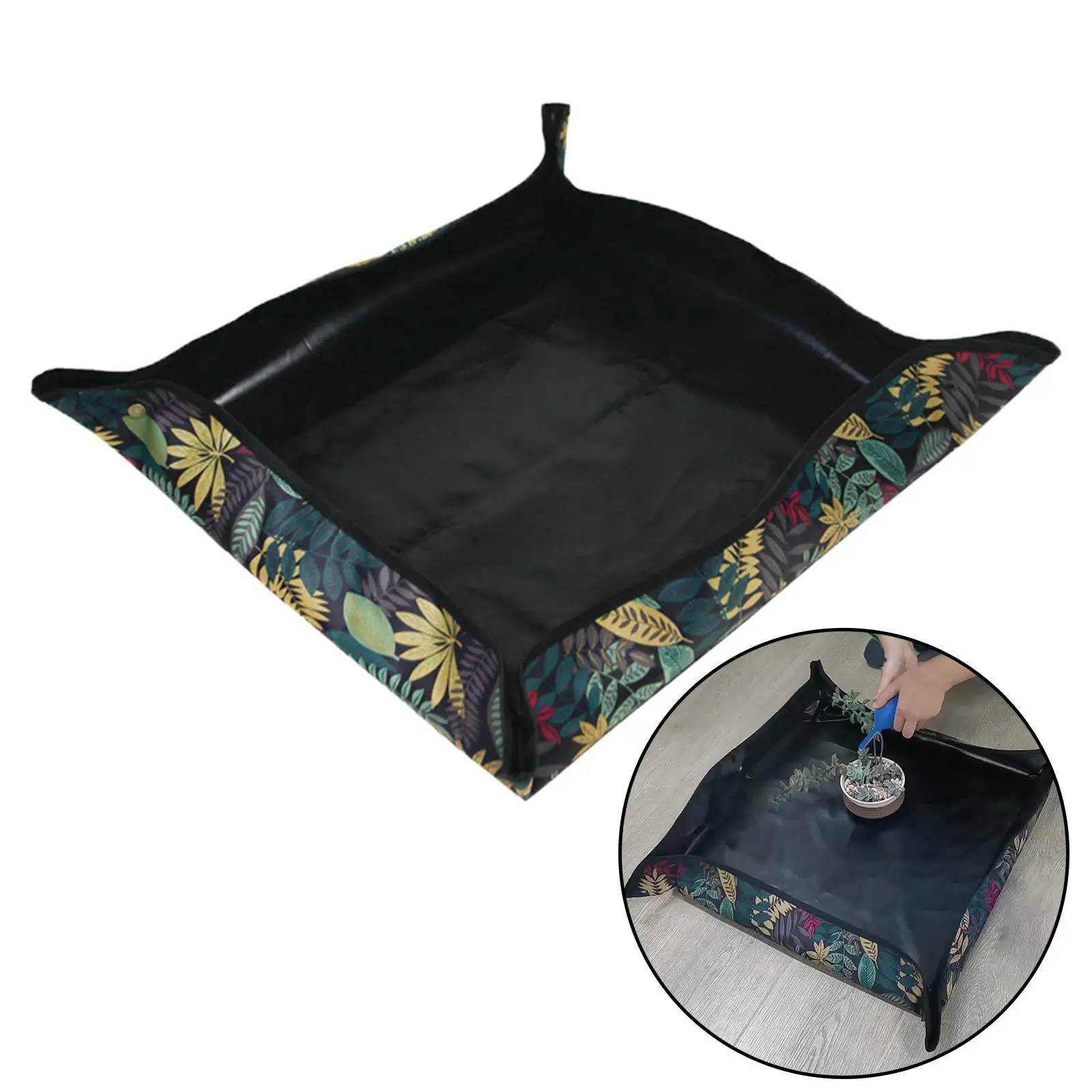 Foldable Transplanting Potting Mat Practical 2.95Inchx2.95inch for Home Gardening