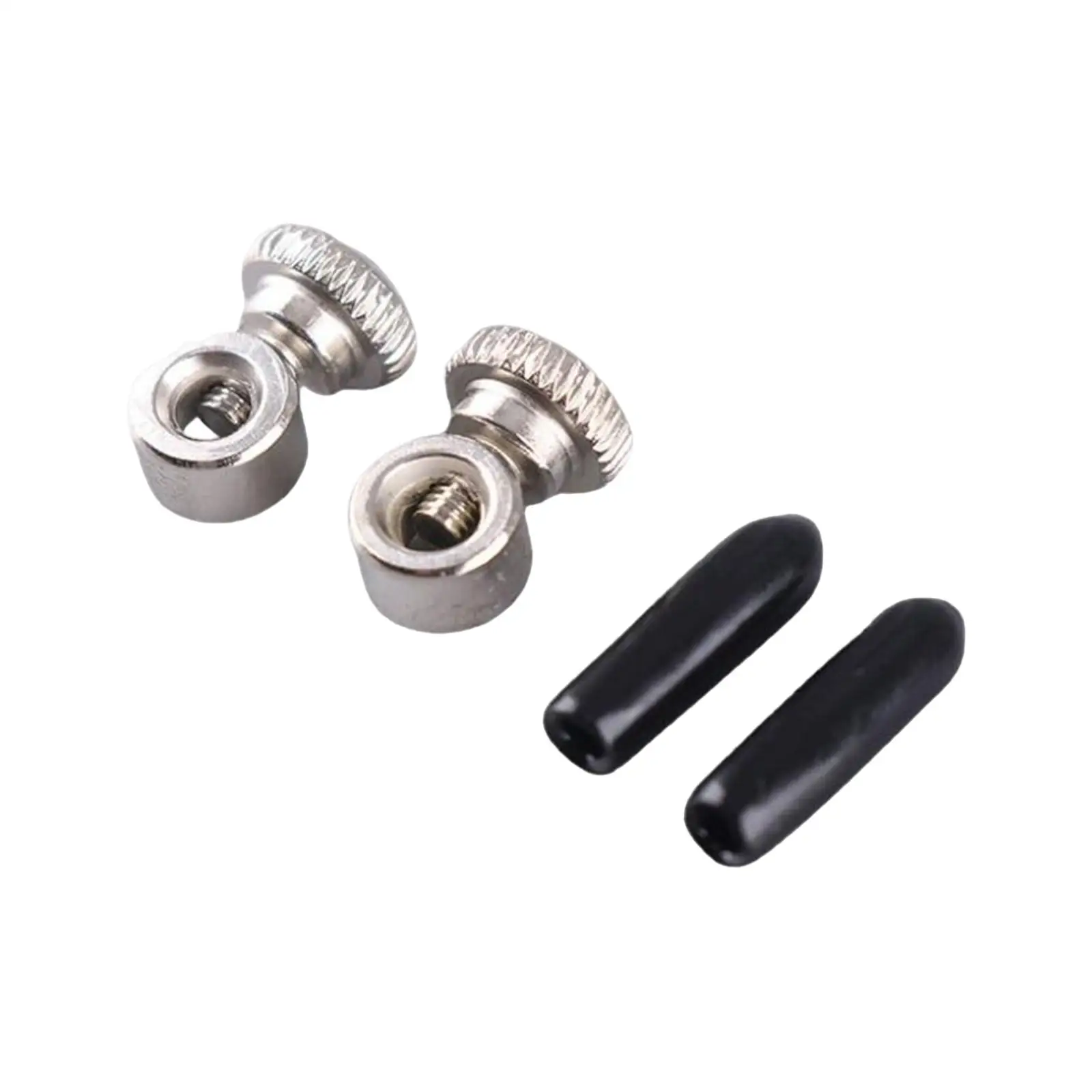 2 Pair Jump Rope Screws End Caps Set Cable Length Adjuster Parts Hardware Adjustable Screws End Covers for Single Skip Rope