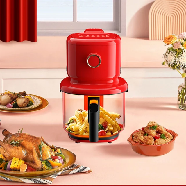 Air Fryer Home Intelligent Visual Deep Frying Pan New Multi-Functional  Large Capacity Oven Integrated Air Fryer Oven - AliExpress