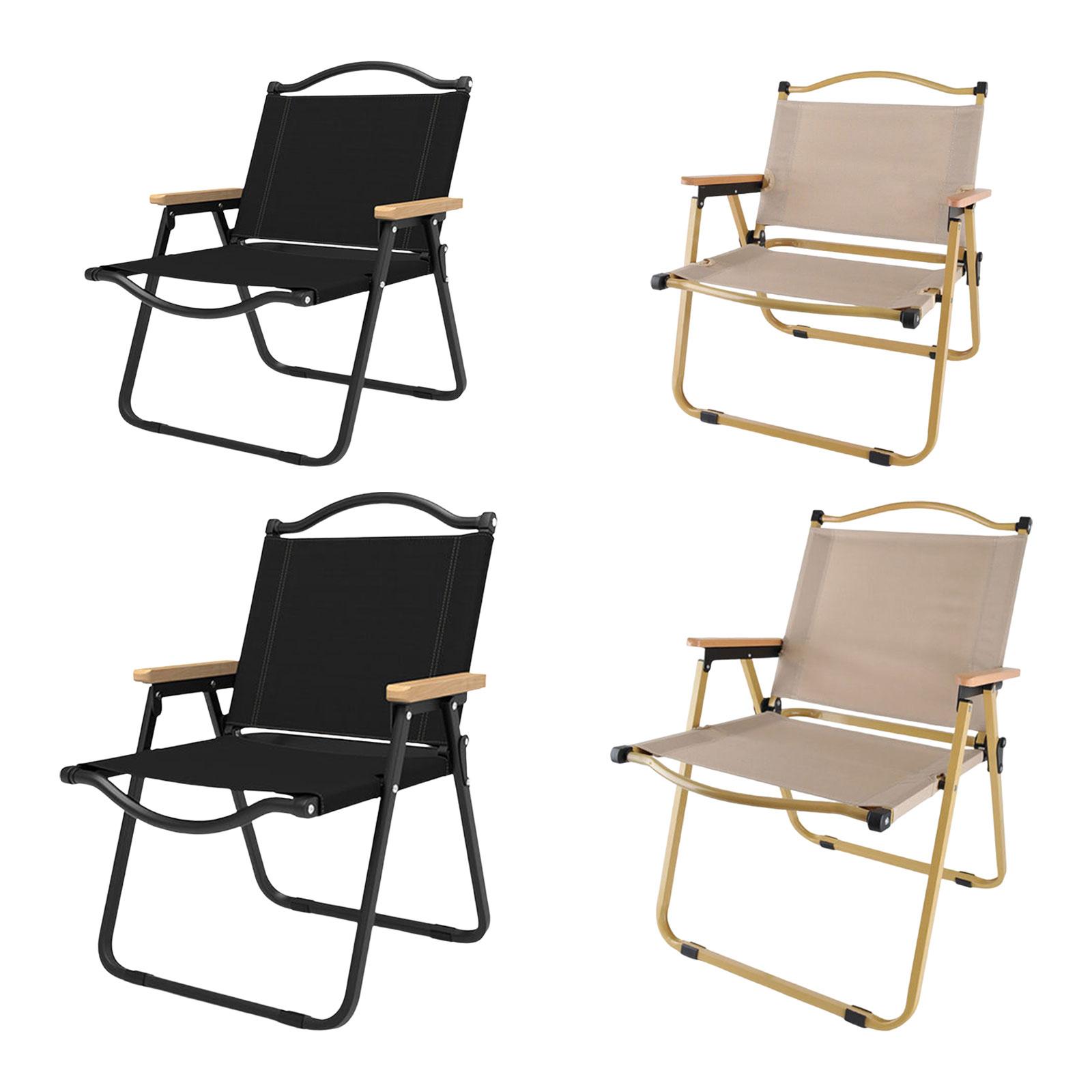 Camping Folding Chair, Load Bearing Comfortable Outdoor Seat for Furniture