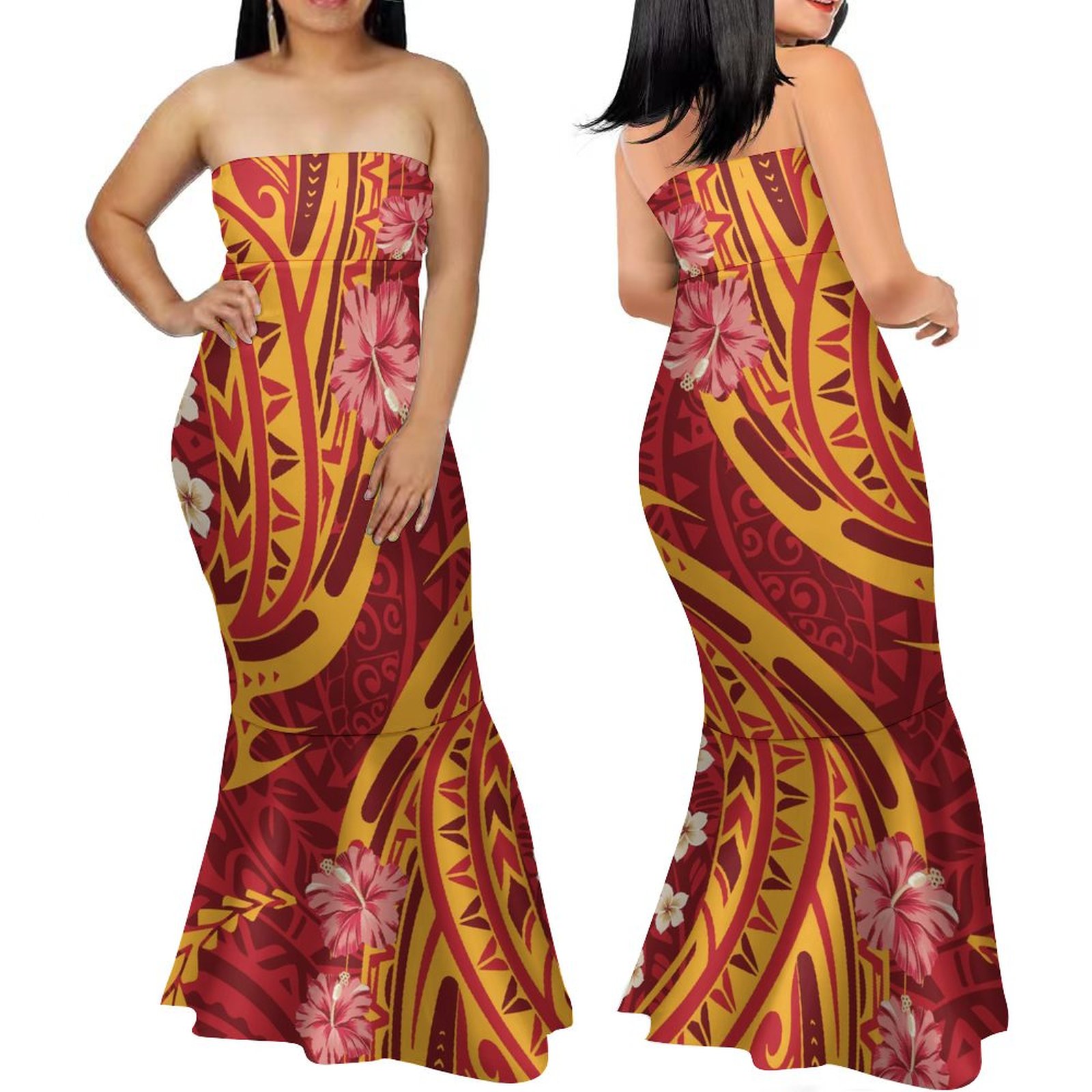 Size 8XL, Samoa Polinésia, Pia Design de Luxo