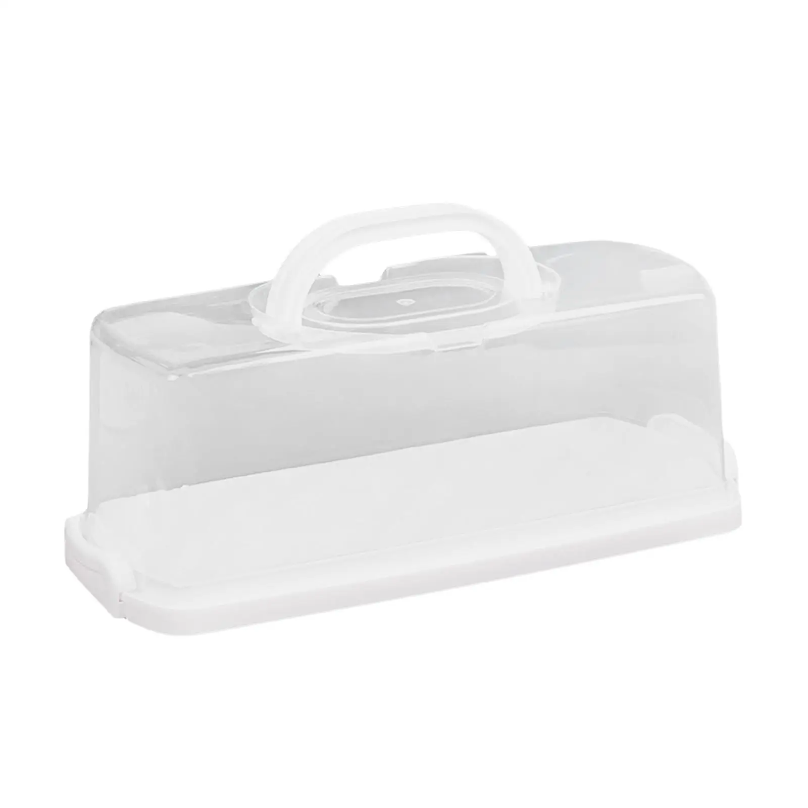 Loaf Bread Box Butter Dish Storage Box Portable with Lid Portable Bread Box with Handle Cake Storage Container for Birthday