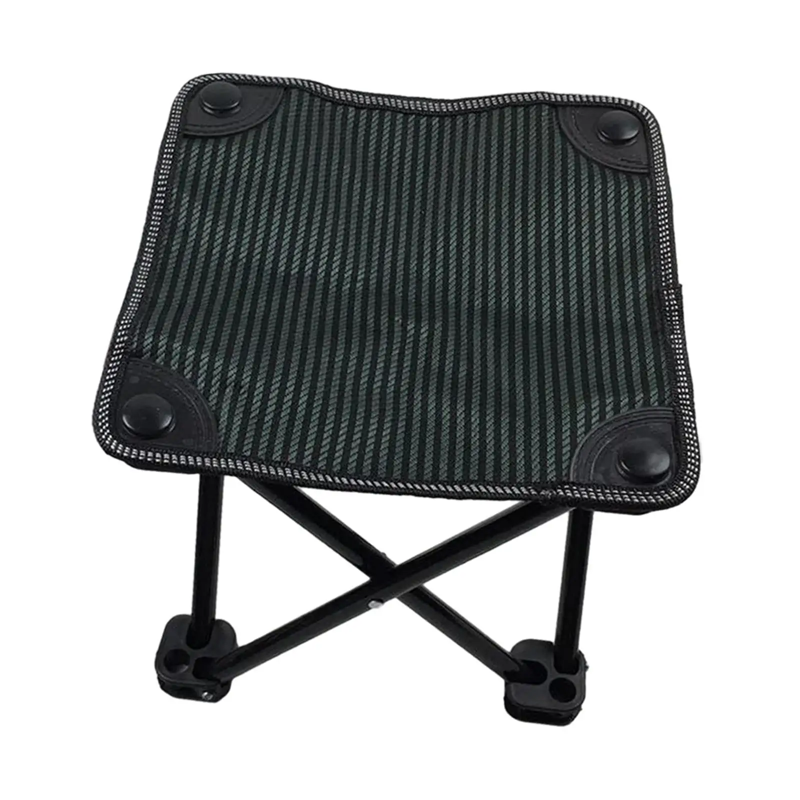 Camping Folding Stool Compact Footrest under Desk Footstool Fishing Chair for Traveling Concert Fishing Backpacking Gardening