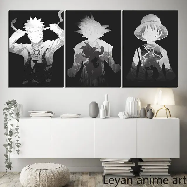Anime Canvas Wall Art Naruto Dragon Ball One Piece Kids Room Decor ▻   ▻ Free Shipping ▻ Up to 70% OFF