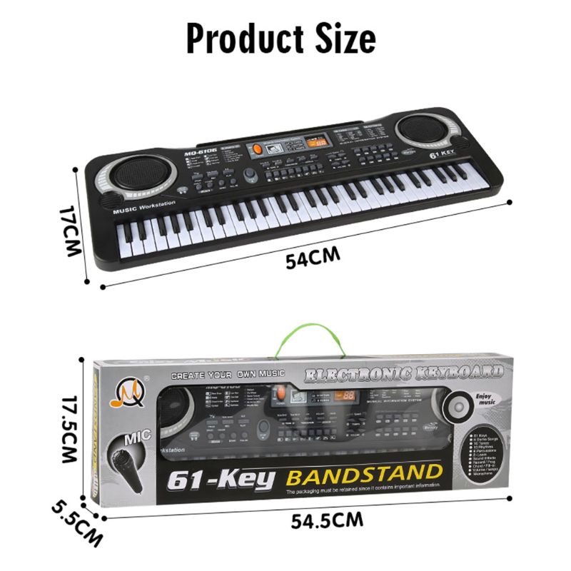 Title 6, 61 Tasten Digitale Musik Elektronische Tastatur...